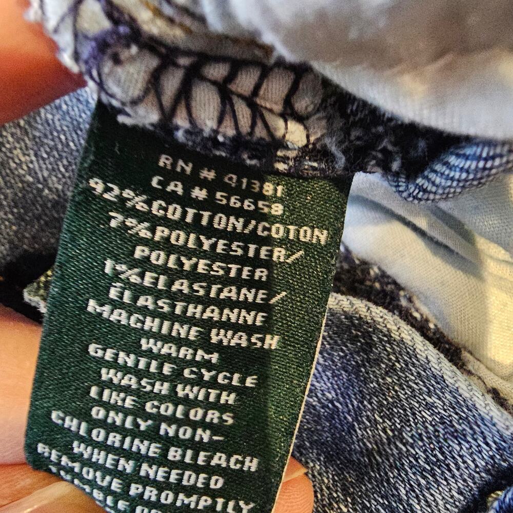 Lauren Ralph Lauren Size 4 Straight Leg Jeans Mid Rise Quiet Luxury, Preppy - Picture 12 of 12